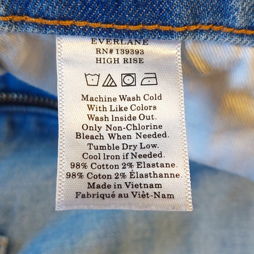 Everlane High-rise Skinny Jeans, size 25 - Picture 7 of 8